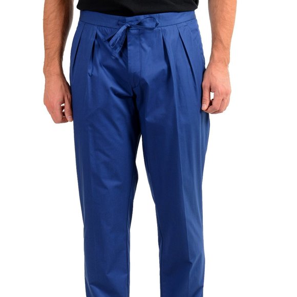 Hugo Boss Men's "Parik-2P-D" Pleated Casual Pants - Picture 1 of 7